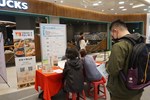 企業現場設攤面試