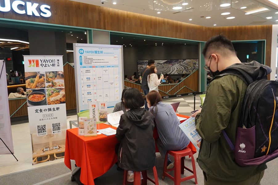 企業現場設攤面試