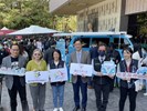 (1)就業巡迴車駛進中興大學提供青年駐點諮詢