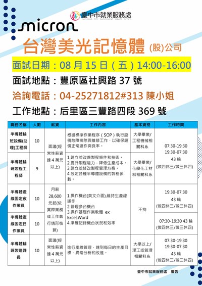 0815台灣美光單徵DM