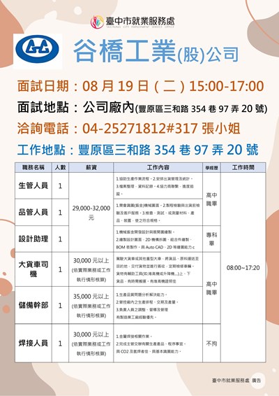 0819谷橋單徵DM