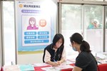 現場設置青年及婦女、中高齡就業服務專區宣導