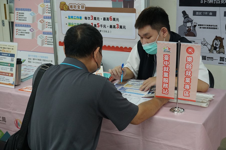 協助中高齡民眾就業
