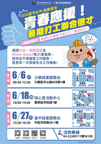 6月系列暨暑期打工徵才0512