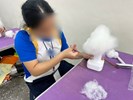 學員動手做，透過專業道具體驗寵物美容