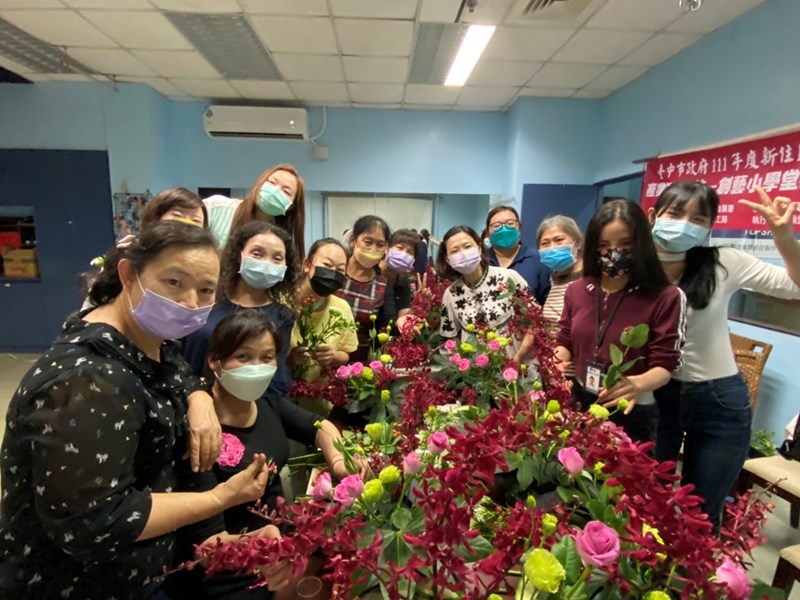 學員透過職場體驗，對花藝產業有初步認識