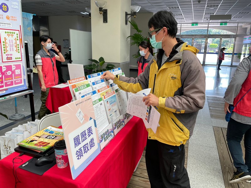 求職民眾索取廠商履歷表